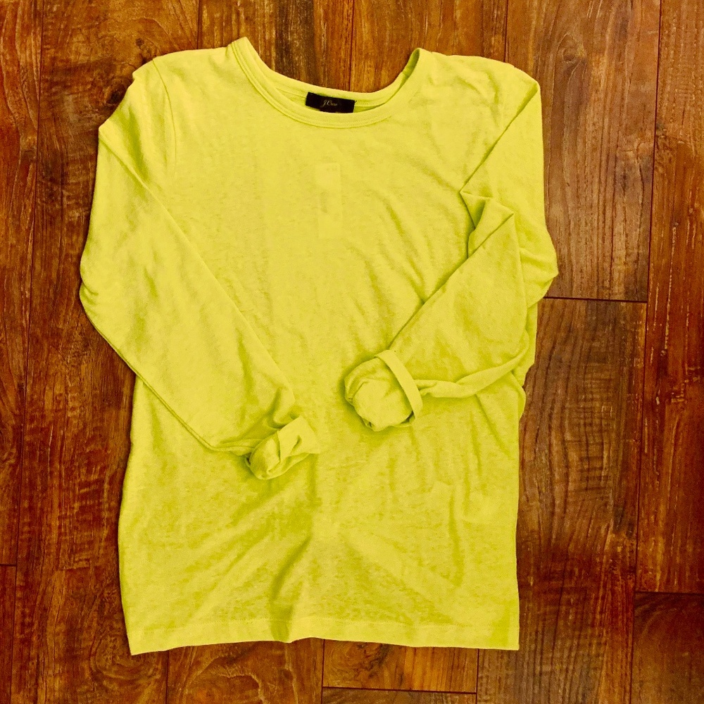 Long-sleeve knot-back T-shirt Item